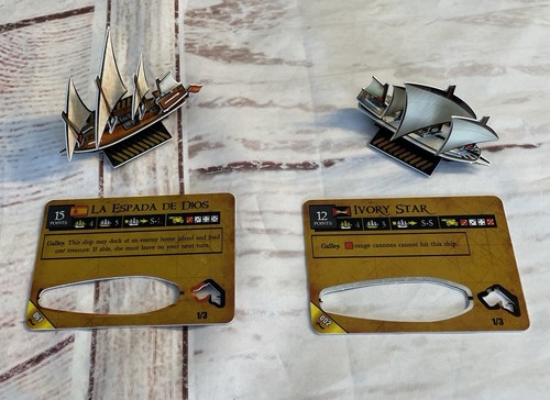 WizKids CSG Pirates of the Barbary Coast #2 Ivory Star #61 La Espada De Dios