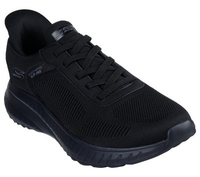 Skechers Slipper Schuh für Herren - BOBS Sport Squad Chaos Solid Step in Schwarz 6-15