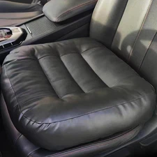 Booster Car Seat Cushion, Thick Leather Car Seat Cushion Pad for Adult to Raise