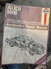 Audi 5000 Service Manual 1977-1983