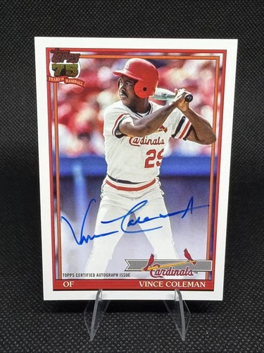 2026 Topps Series 1 Vince Coleman Red Foil (RAW)
