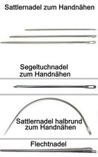 Sattlernadel Segeltuchnadel Flecht Nadel Handnähen für Sattlergarn Flechtriemen
