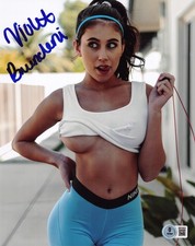 Hot Sexy Violet Brandani Signed 8x10 Photo Adult Star Autograph Beckett Hologram