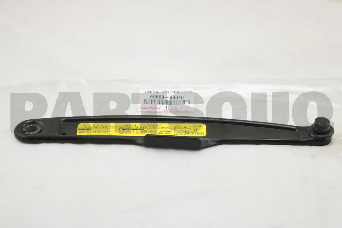 6960960010 Genuine Toyota LINK SUB-ASSY, BACK DOOR, LOWER