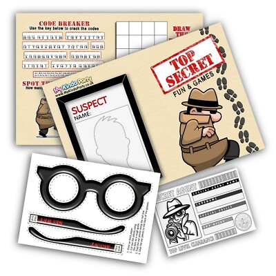 Top Secret Agent 36-Piece Party Favour Pack - Fun & Exciting Gifts for Parties