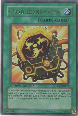 YU GI OH KOA'KI MEIRU IRON CORE   RGBT   ULTRA RARE