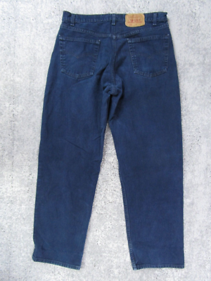 Vintage Levi's 554 Jeans Mens 34x31 Actual Dark Wash Denim Pants