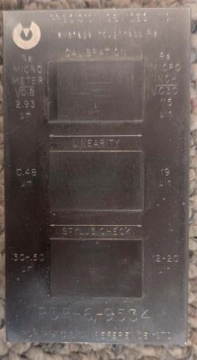 Used Nice PRECISION DEVICES INC. Calibration Reference Standard  PDR-6-9534