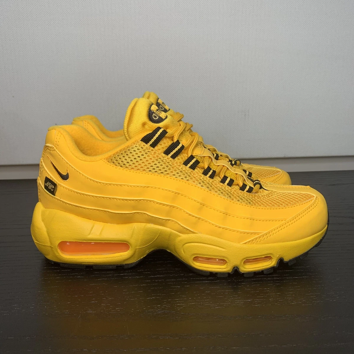 Nike Air Max 95 City Special NYC Taxi GS 4.5Y 2021 DH0147700 Yellow Black Shoes