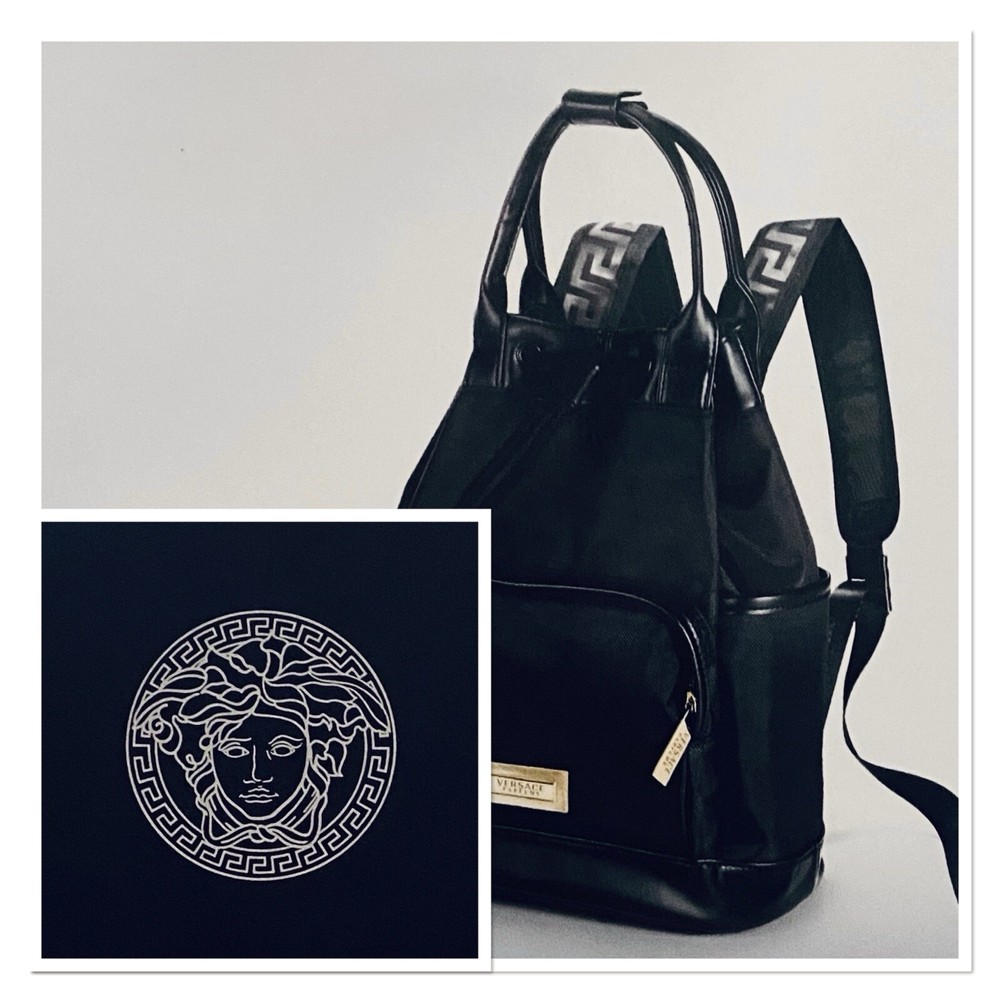VERSACE Black Backpack (Dylan Blue Parfum)