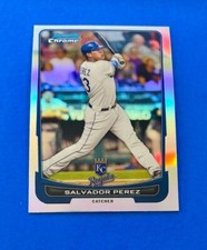 2012 Bowman Chrome Refractor #134 Salvador Perez - Royals Future HOF Great