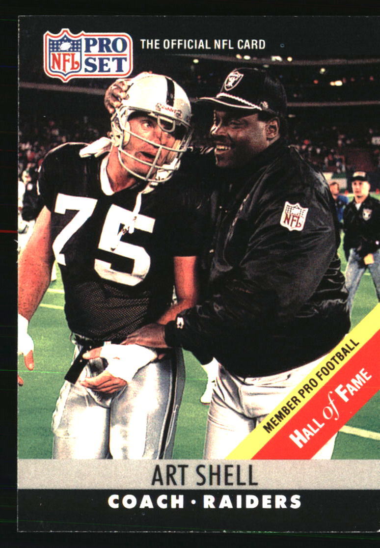 Art Shell 1990 Pro Set #161 FOOTBALL Card