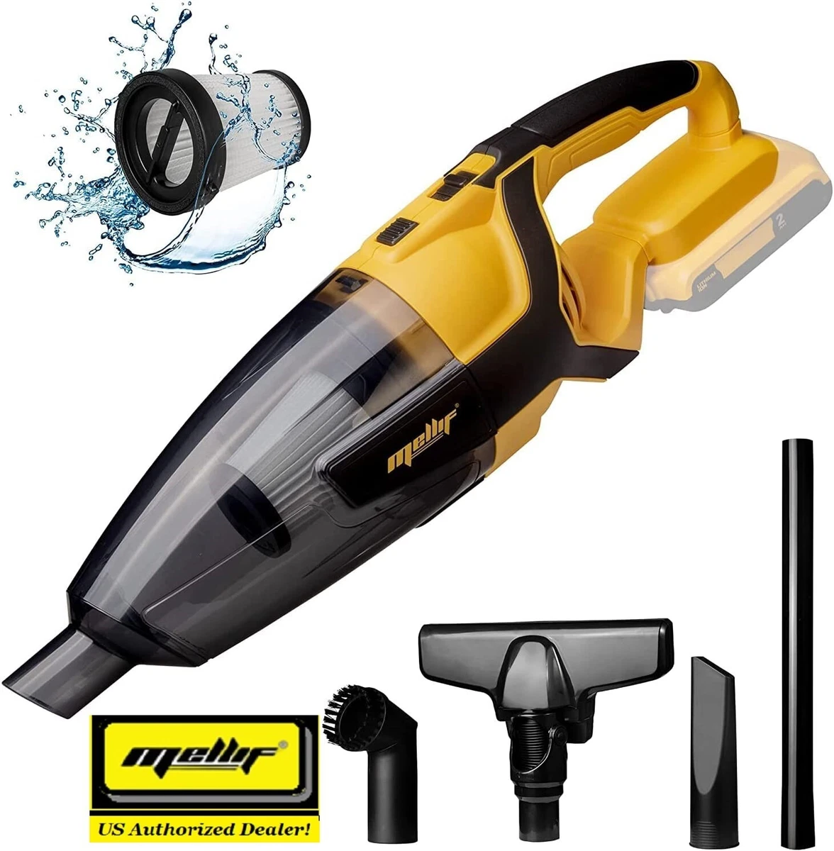 Mellif Cordless Vacuum FOR Dewalt 20V Max Battery Handheld Power Bare Tool ONLY