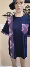 T SHIRT WITH AFRICAN PRINT