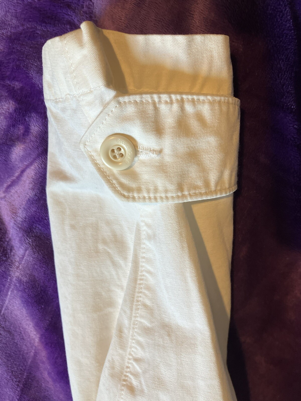 Stone Island Denims Jacket Xl White Liam Gallagher Knebworth 1996 Style