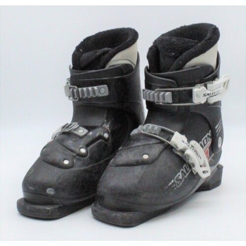 Scarponi da sci bambino Salomon T2 taglia 2 Mondo 20 usati