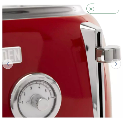 Haden 199386 Jersey Red Slice Toaster for sale online UK
