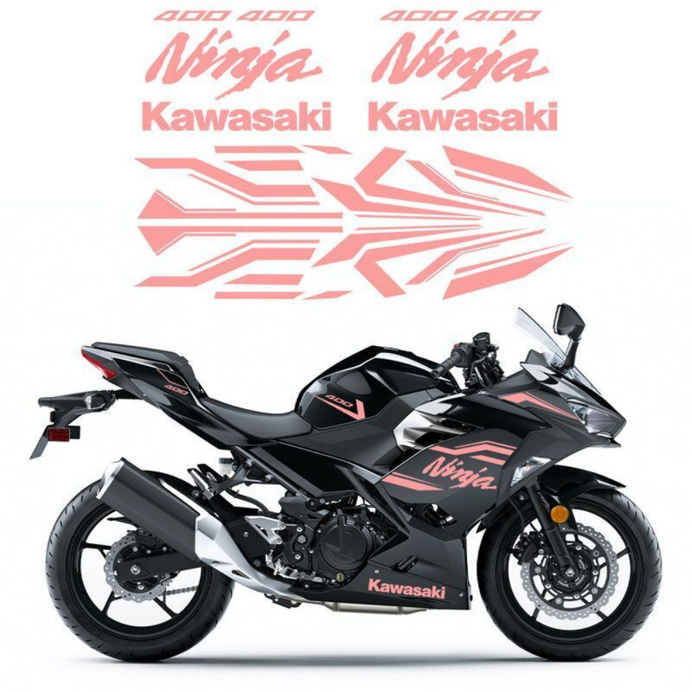 サンセイ SANSEI ステッカー VFR400R FZ400R CBR250F Decal Shell Sticker Film, Full Set of Decals For Kawasaki Ninja