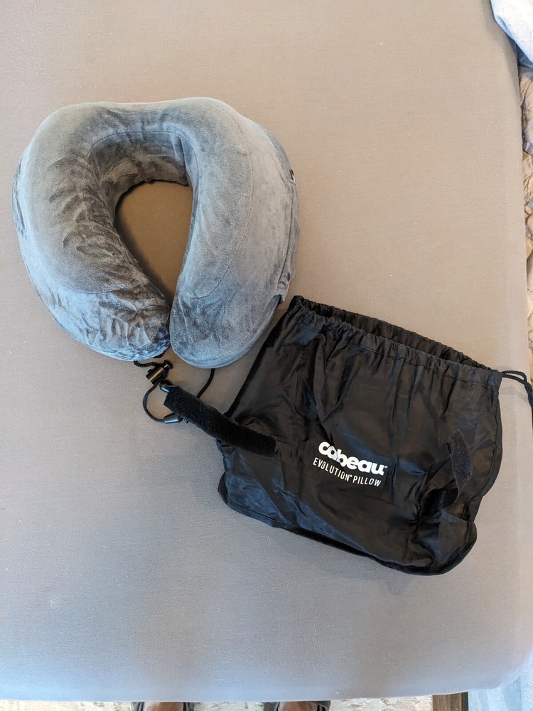 Cabeau Evolution Travel Neck Pillow for Comfortable Sleep On-The-Go