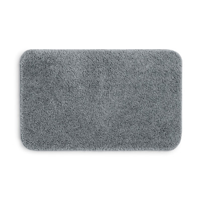 Mainstays Basic Polyester Skid Resistant 20'' x 32'' Bath Rug, Grey