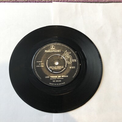 The Hollies , Look Through Any Window And So Lonely , 45 R5322