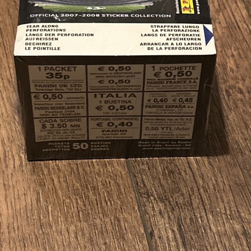 Panini Champions League 2007/08 Sticker Box 50 Sealed Packs - Picture 2 of 3