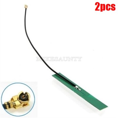 2Pcs Pcb Antenna Ipex Ipx Wlan Laptop Bluetooth Zigbee Wireless Wifi 2.4G 3Db ci