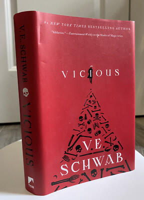 Vicious by V. E. Schwab (2018, Hardcover) - 2nd Edition/1st Print + Bonus Story
