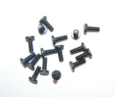 6-32 x 3/8" Knurled Thumb Screw 25 pc.Pack - Steel - Black Oxide - Dome Head