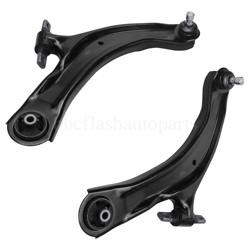 For 2008 - 2013 Nissan Rogue Front Lower Left Right Control Arms w/Ball Joints - Image 2 of 4