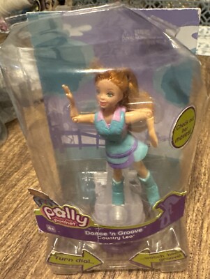 Vintage 2006 Polly Pocket Mattel DANCE 'N GROOVE Country Lea Package Box Damage