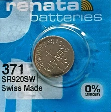371 RENATA SR920SW D370 Watch Battery Free Shipping Authorized Seller