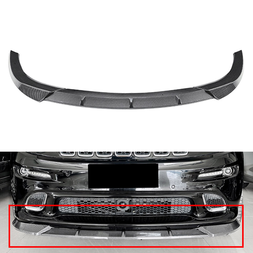 Front Bumper Lip Spoiler Splitter For Jeep Grand Cherokee SRT SRT8 2012-16