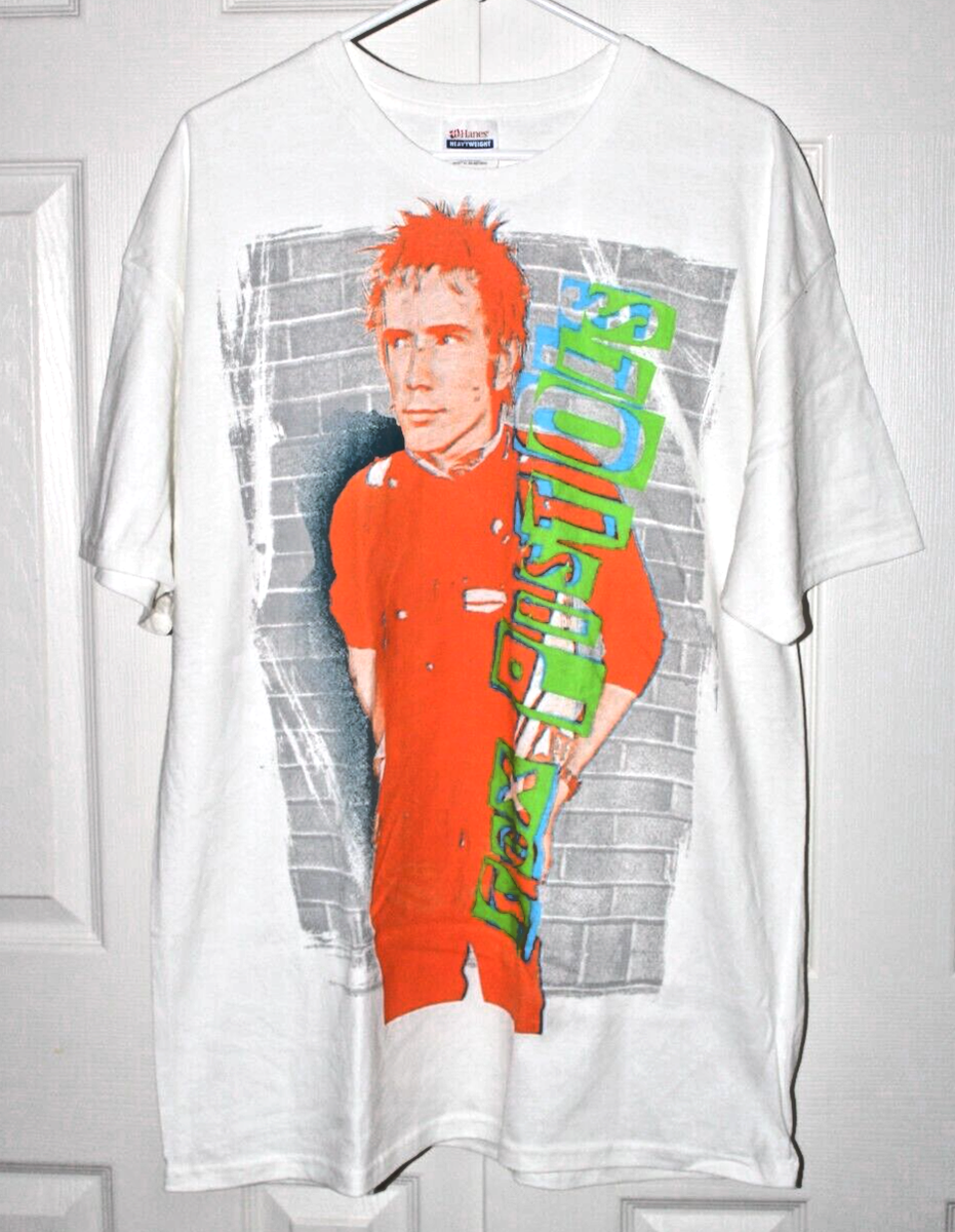 New The Sex Pistols Johnny Rotten Punk Music Heavyweight T Shirt 