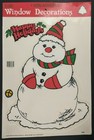 Snowman Christmas Vintage Classic Clings Window Decorations Large 61835 Holidays