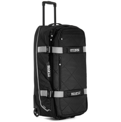 SPARCO Reisetasche Tour Reisetaschen Trolley Schwarz/Silber 016437NRSI