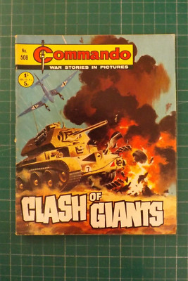 COMMANDO COMIC KRIEGSGESCHICHTEN IN BILDERN Nr. 508 CLASH OF GIANTS GN1435
