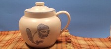 Pfaltzgraff Yorktowne Vintage Bean Pot Crock 7" Tall w/ Lid 70 USA 