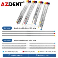 Dental Saw Diamond Polishing Finishing Strips Orthodontic IPR Strip Fine Medium