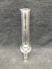 KIMAX KIMBLE Glass Straight Drying Tube w/ 8mm OD Hose Connection No Stopper
