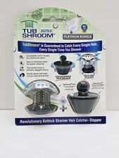 NEW Tub Shroom Ultra Platinum Bundle | Fits Standard 1.5 - 1.75" Bathtub Drain