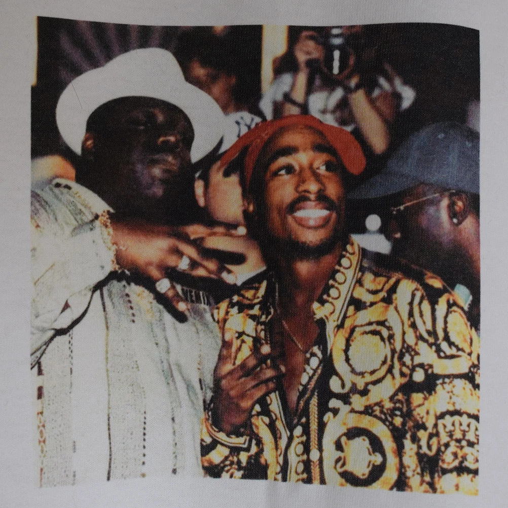Biggie and tupac t shirt top