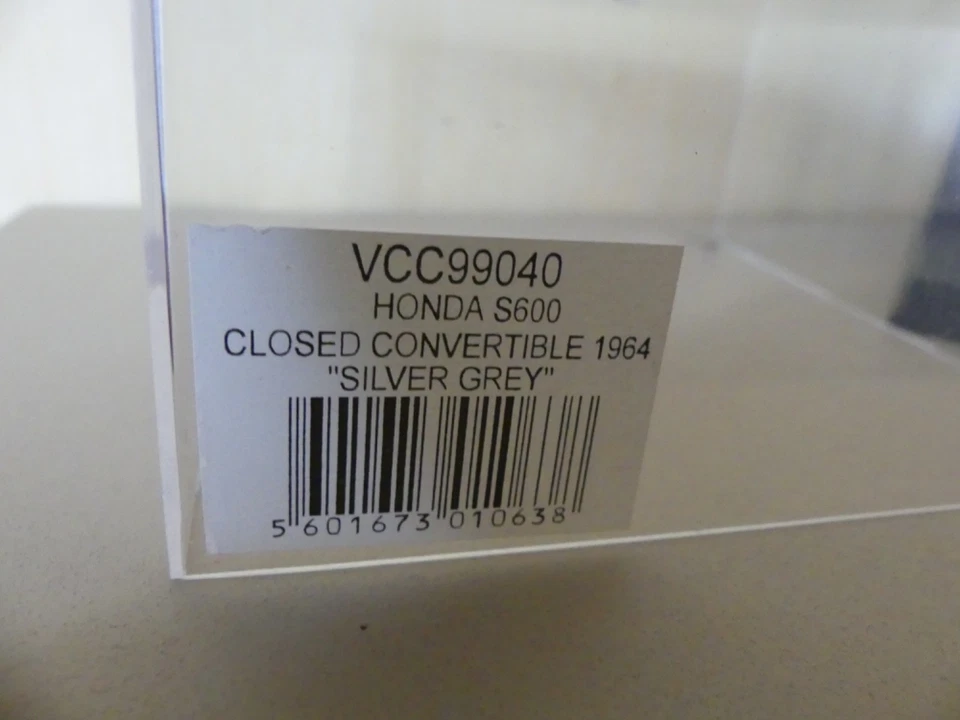 Vitesse 1:43 HONDA S800 Closed Roof "Silver Grey" 1964 Ltd. Edition VCC99040 - Image 3 of 4