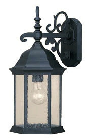 Acclaim Lighting 5183BK/SD Madison - One Light Outdoor Wall Mount - 6 Inches