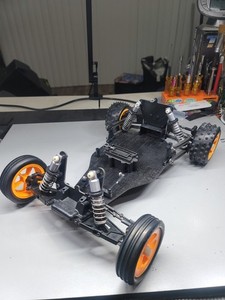 Jantes Losi Jrx2 Arrière Rouges (A7002) Neuves + Pneus D'occasion - Pièces RC