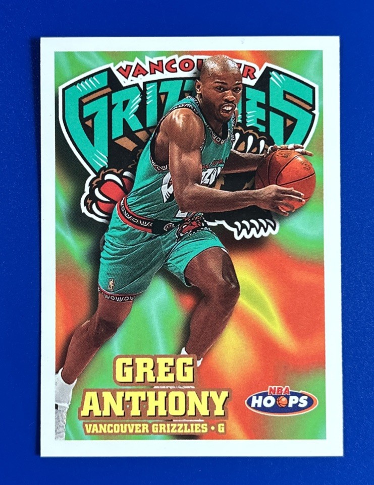 1997-98 Hoops Basketball Greg Anthony Vancouver Grizzlies #155
