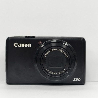 Canon Power Shot S90 ブラック デジタルカメラ PC1429 Canon PowerShot S90 Digital Camera - Black 90% New Fully Tested | eBay