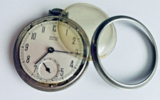 Westclox Arabic Numerals Mechanical Wind 50mm Pocket Ben Watch- For Parts