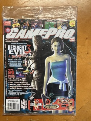 Factory Sealed GamePro Magazine Issue 134 November 1999 Resident Evil 3 Cover