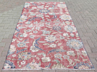 #ad Turkish Carpet Area Rugs Oushak Rug 5x8 Floor Rug Handmade Wool Rug 55quot;x93quot; $179.10